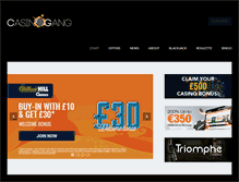 Tablet Screenshot of casinogang.com